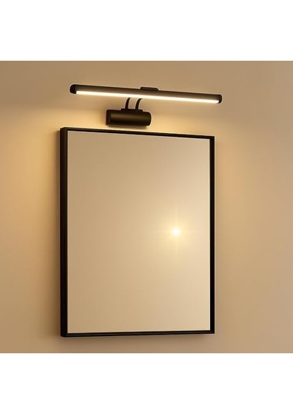 Siyah Kasa LED Flüt Resim Aplik | 6W | 3200K Gün Işığı | 35CM | Duvar Tipi Ayna/tablo Üstü Dekoratif Işık | IP20 Iç Mekan Kullanım fiyatları
