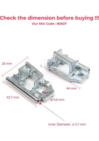BSR27 Peugeot 206 206+ 207 4/5 Kapı İçin Sunroof Cam Halat Spiral Kaydırma Metal Klips Braketi Sağ Sol fırsatları