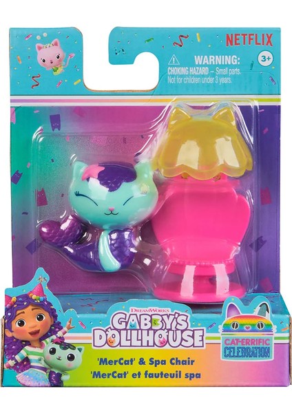 Gabby Dollhouse Kedi Evi Figür Seti