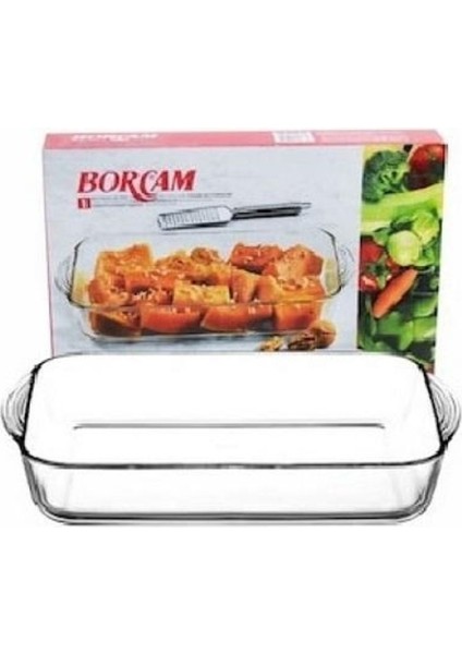 Kahverengi Dikdörtgen Cam Tepsi, Şık ve Dayanıklı Mutfak Gereci fiyatları