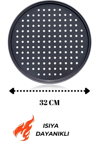 Hazırlık Seti: Yapışmaz Tepsi, Pizza Kesici, Spatula ve Silikon Hamur Matı fırsatları
