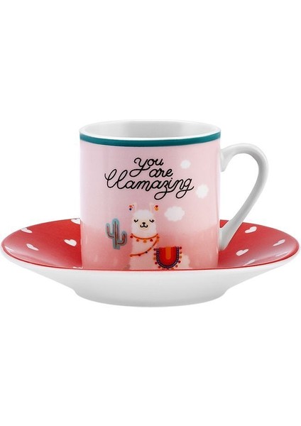 2 Kişilik Gri Kahve Fincan Takımı, 80 Ml, Şık ve Klasik Tasarım fırsatları