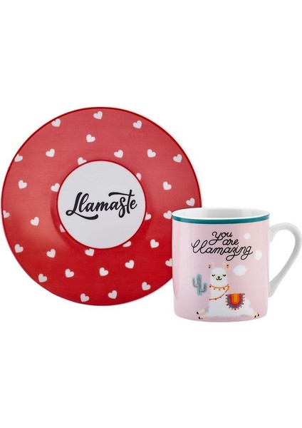 2 Kişilik Gri Kahve Fincan Takımı, 80 Ml, Şık ve Klasik Tasarım indirimleri