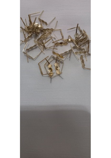 Şık Kristal Taş Papyonu, Pirinç Malzeme, 3 Paket, 150 Adet Set