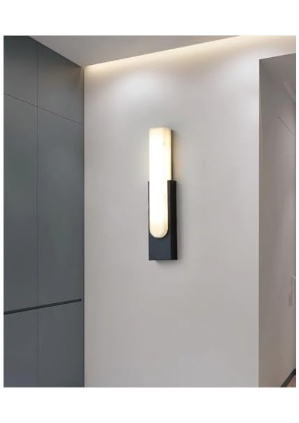 Geldi Dekoratif LED Aplik, Çift Yönlü, 10W, 3200K Gün Işığı, Siyah, Çift Yönlü Işık LED Duvar Aydınlatma Cata Hawai Iç ve Dış Mekan modelleri