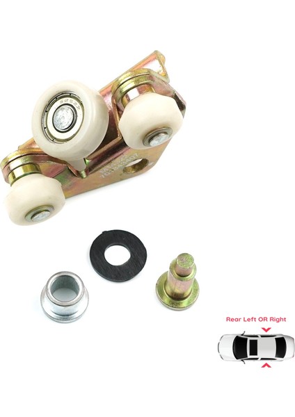 BDP26 VW Transporter T4 Caravelle 1990-2003 için Arka Sürgülü Kapı Makarası 701843436A