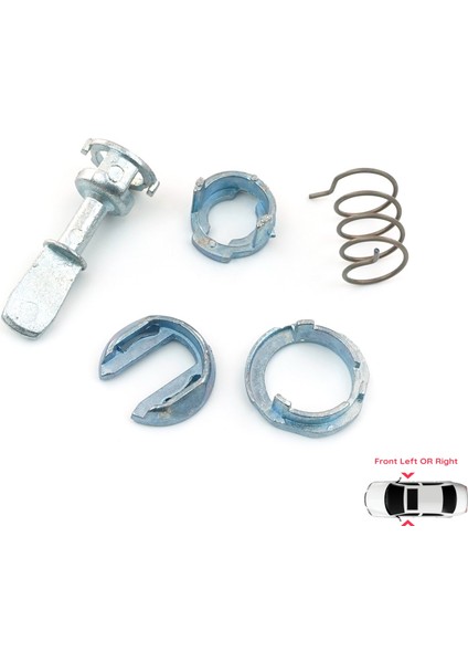 BDP49 VW Transporter T5 Fox 5Z New Beetle Polo 9N 2/3 Kapı 1C0837167B İçin Kapı Kilit Tamir Takımı 39 mm fırsatları