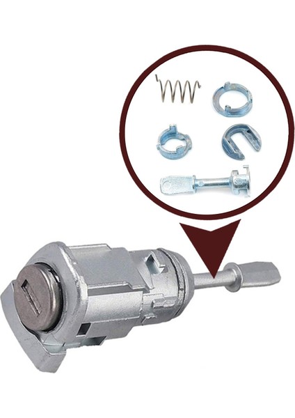 V3BDP52 VW Bora 1J 1998-2005 Sedan Variant 1U0837167 İçin Ön Sağ veya Sol Kapı Kilidi Tamir Takımı 45 mm modelleri