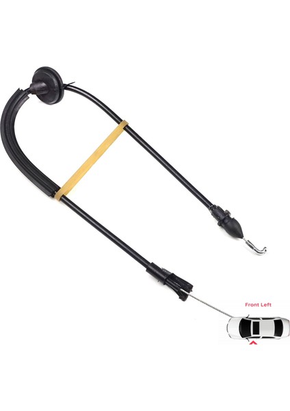 BDP67 VW Caddy MK3 2K 2004-2015 Touran MK1 1T 2003-2015 2K0837113B İçin Ön Sol Kapı İç Açma Teli 53 cm modelleri