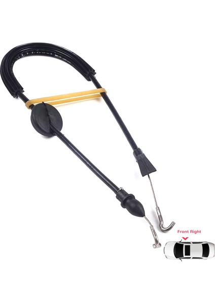 BDP198 VW Caddy MK3 2K 2004-2015 Touran MK1 1T 2003-2015 2K0837114B İçin Ön Sağ Kapı İç Açma Teli 58 cm fiyatları