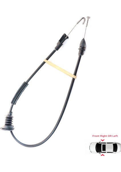 BDP72 VW Transporter T5 Caravelle Multivan 7H 7J 2003-2016 7E08377085 İçin Ön Kapı İç Açma Teli