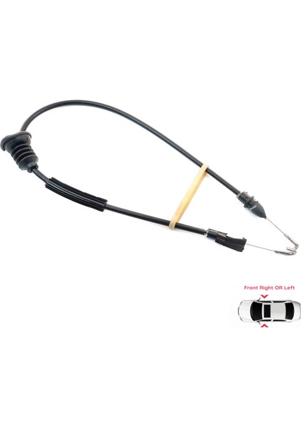 BDP72 VW Transporter T5 Caravelle Multivan 7H 7J 2003-2016 7E08377085 İçin Ön Kapı İç Açma Teli fiyatları