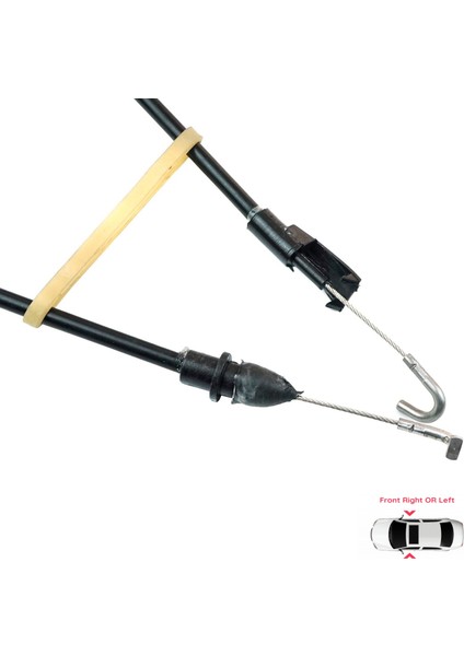 BDP72 VW Transporter T5 Caravelle Multivan 7H 7J 2003-2016 7E08377085 İçin Ön Kapı İç Açma Teli fırsatları