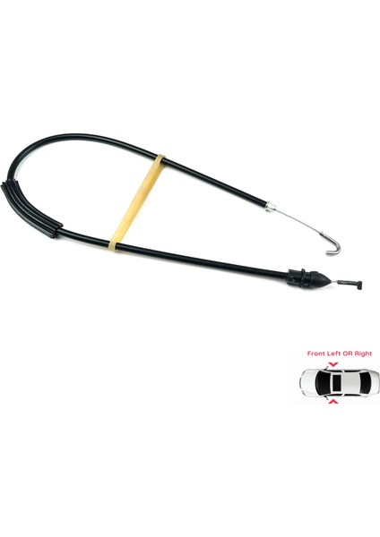 BDP73 Skoda Octavia MK1 1U 1U2 1U5 1996–2010 1U0837099 İçin Ön Sağ veya Sol Kapı İç Açma Teli 55 cm fırsatları