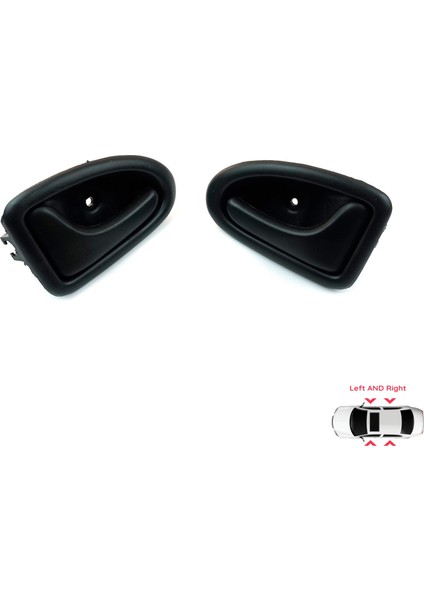 BDP101+BDP102 Renault Clio Trafic Master 2 Scenic Megane Logan 1 Movano A Primastar 1 İçin Kapı Kolu Set TELLİ Tip