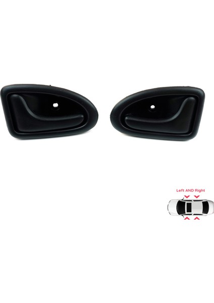 BDP101+BDP102 Renault Clio Trafic Master 2 Scenic Megane Logan 1 Movano A Primastar 1 İçin Kapı Kolu Set TELLİ Tip fiyatları