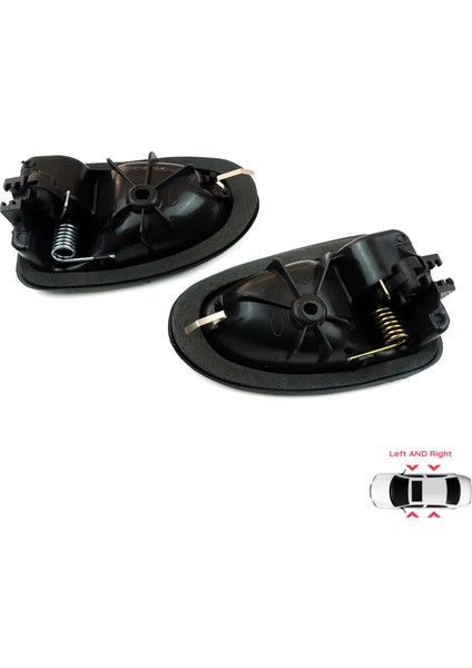 BDP101+BDP102 Renault Clio Trafic Master 2 Scenic Megane Logan 1 Movano A Primastar 1 İçin Kapı Kolu Set TELLİ Tip modelleri