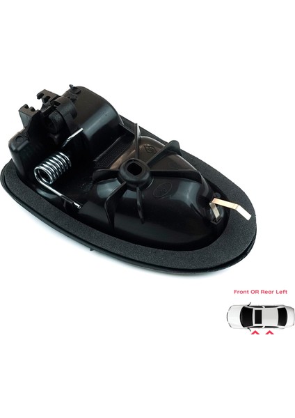 BDP102 Renault Clio Trafic Master 2 Scenic Megane Logan 1 Movano A Primastar Daily İçin Sol İç Kapı Kolu fırsatları