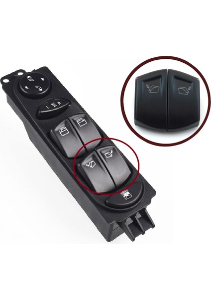 BDP671 Mercedes Vito Viano Mixto W639 2003-2015 A6395451313 İçin Sürücü Cam Ana Switch 2. Sıra Düğme Kapağı modelleri