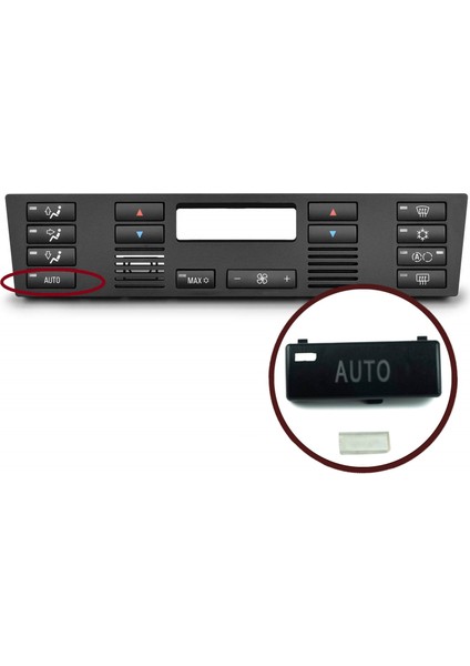 BDP88-4 BMW X5 E53 2000-2006 5 Series E39 1996-2003 64116915812 İçin Klima Kontrol Auto Düğme Kapağı modelleri