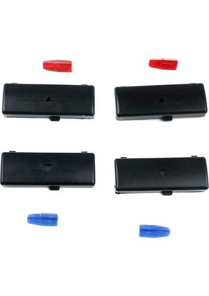 BDP88-13 BMW X5 E53 E39 64116915812 İçin 4 Adet Klima Kontrol Isı Sıcaklık Arttırma Azaltma Düğme Kapak Seti