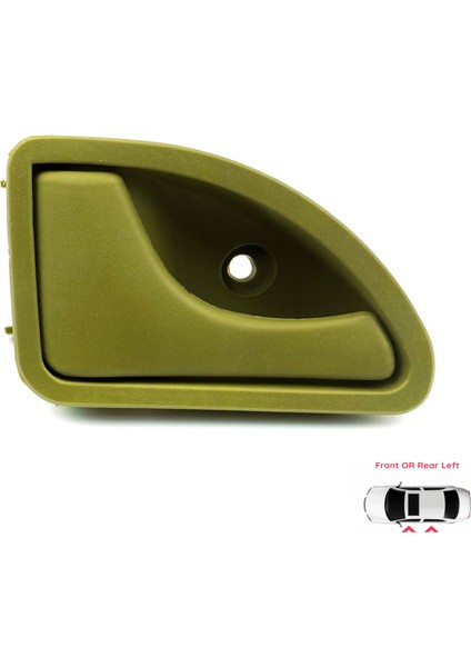 BDP930 Renault Kangoo Twingo MK1 Nissan Kubistar X76 8200259376 İçin Sol İç Kapı Kolu Hardal Zeytin Yeşili fiyatları