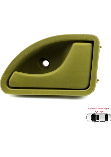 BDP931 Renault Kangoo I Twingo MK1 Nissan Kubistar X76 8200259376 İçin Sağ İç Kapı Açma Kolu Hardal Rengi fiyatları