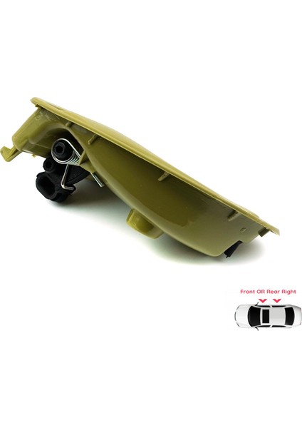BDP931 Renault Kangoo I Twingo MK1 Nissan Kubistar X76 8200259376 İçin Sağ İç Kapı Açma Kolu Hardal Rengi fırsatları
