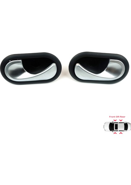 BDP106+BDP107 Renault Scenic Megane Twingo Kangoo 2 Clio Master 3 Sandero Logan Duster 1 İçin Sağ Sol Kapı Kolu