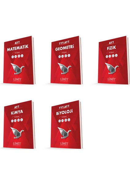Limit Kurumsal Ayt Sayısal Soru Bankası Seti 5 Kitap