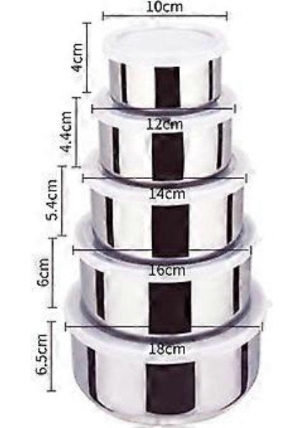 Paslanmaz Çelik Yemek Saklama Kabı Seti fiyatları