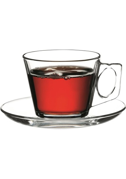 6'lı Beyaz Çay Takımı, 195 Cc, Şık ve Kaliteli Set