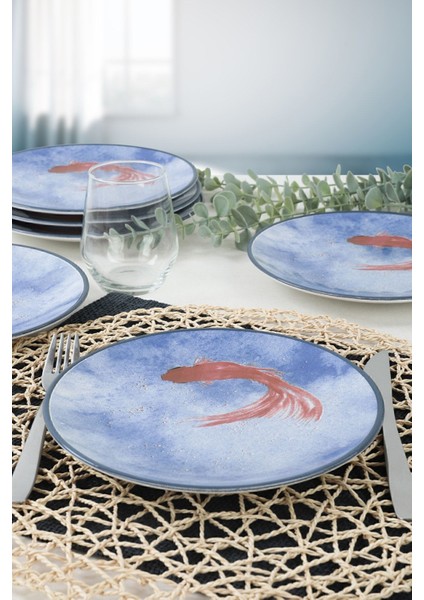 Mavi 20 cm Koi Pasta Tabağı 6'lı Set, Şık ve Kullanışlı Mutfak Aksesuarı fiyatları
