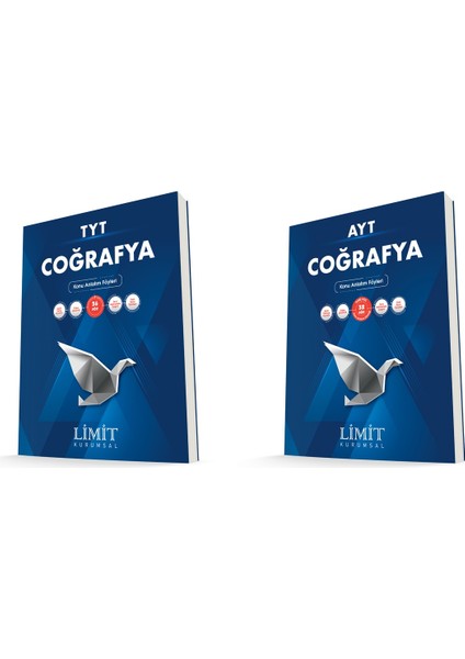Limit Kurumsal Tyt Ayt Coğrafya Konu Anlatım Föyleri Seti 2 Kitap