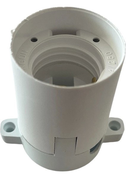 Sıva Üstü Duy E27 Vidasız Geçmeli Donanma Duyu Bakalit Beyaz (250V-4A) 5 Adet modelleri