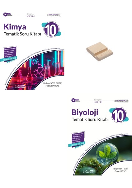 10. Sınıf Joker Kimya ve Biyoloji Tematik Soru Bankası + Telefon Tutucu