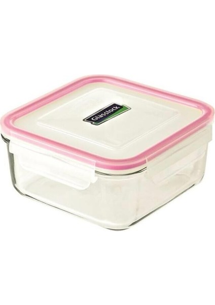 Kare Cam Saklama Kabı 1200 Ml, Çok Renkli, Sağlıklı ve Şık Tasarım