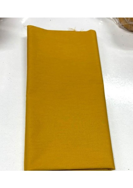 120X50 cm Pamuklu Astarlık Kumaş Hardal Sarı