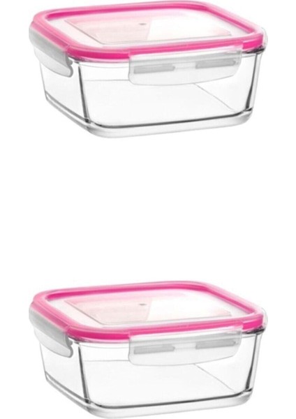 Fresco Cam Saklama Kabı, 2'li, 1150 Cc, Şeffaf, Dayanıklı, Pratik, Şık Tasarım