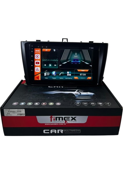 Toyota Avensis 2009-2015 Fimex 4-64 (Fanlı) Dspli Pro Oem Multimedia