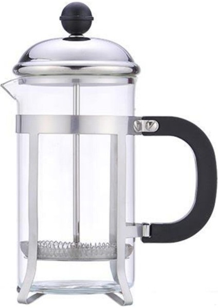 Paslanmaz Çelik French Press 350 Ml, Şık ve Dayanıklı Kahve Demleme Aracı