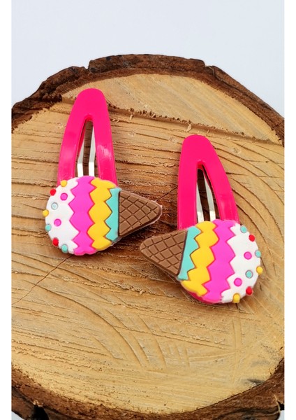 2 Li Figürlü Renkli Lüks Çıt Çıt Toka