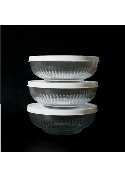 3'lü Tokyo Saklama Kabı Seti, 1500CC, Beyaz Kapakli, Dayanıklı ve Şık Tasarım fiyatları