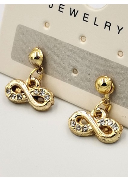 Renkli Kararmaz Papatya Figürlü Lüks Küpe