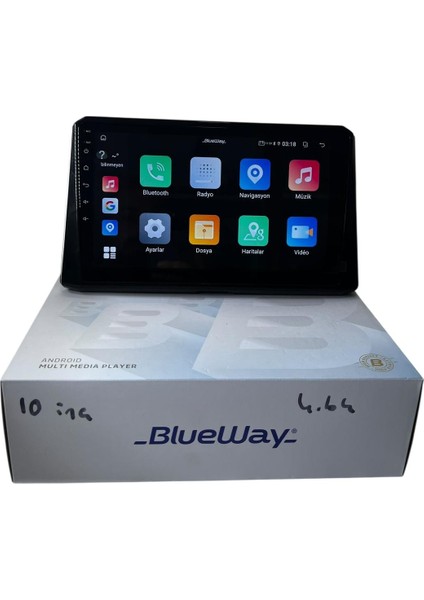 Toyota Corolla 2019-2023 Blueway 4-64 Profesyonel Oem Multimedia