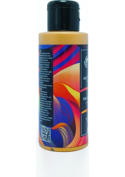 Akrilik Multisurface Boya 120ML Metalik Altın fiyatları