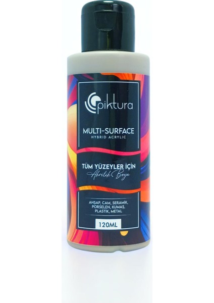 Akrilik Multisurface Boya 120ML Kül Gri