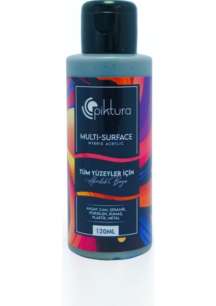 Akrilik Multisurface Boya 120ML Granit Gri