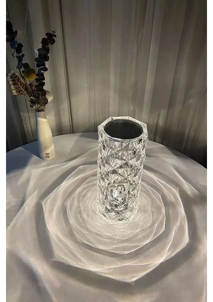 USB Şarjlı Dokunmatik Masa Üstü Kristal Akrilik Işık Modülü modelleri