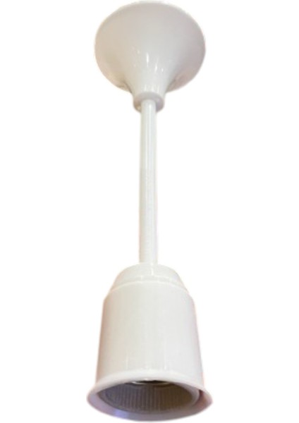 Full Bakır Porselen Tij Duy – Tavan Tipi | E27 Uyumlu | Muhafazalı Tasarım